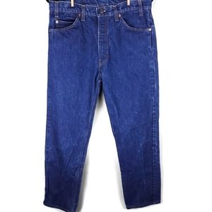 Vintage Levi's 505 Regular Fit Orange Tab 35 31